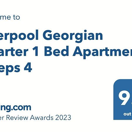 Liverpool Georgian Quarter 1 Bed Apartment Sleeps 4 Extérieur photo