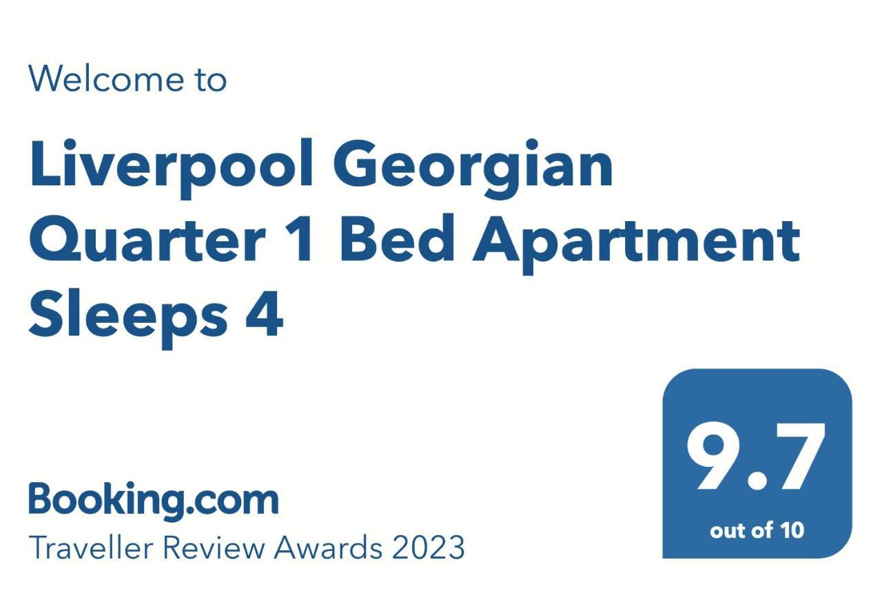 Liverpool Georgian Quarter 1 Bed Apartment Sleeps 4 Extérieur photo